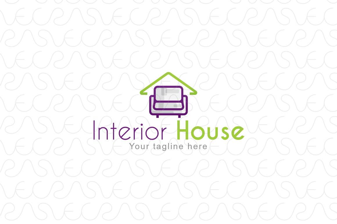 Interior House - Furniture & Furnishings Stock Logo Template