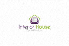 Interior House - Furniture & Furnishings Stock Logo Template