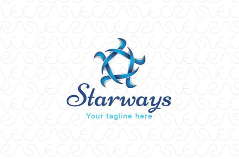 Star Ways - Abstract 3D Shape Stock Logo Template