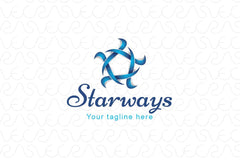 Star Ways - Abstract 3D Shape Stock Logo Template