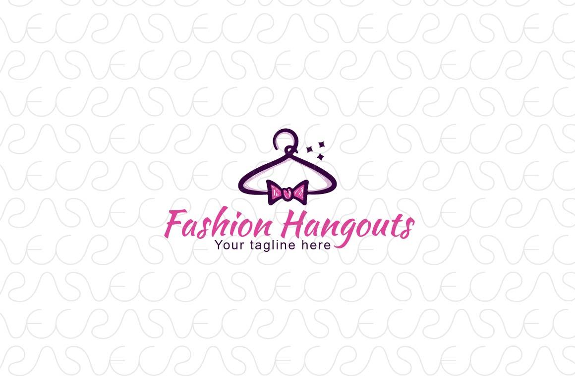 Fashion Hangouts - Designer Store Stock Logo Template Design