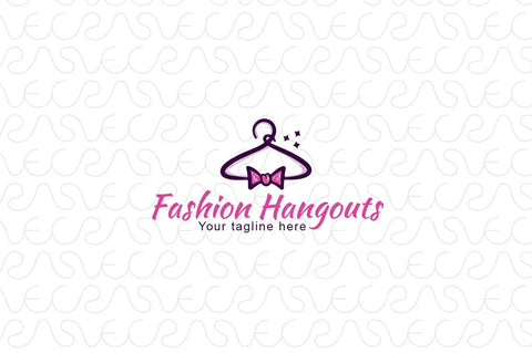 Fashion Hangouts - Designer Store Stock Logo Template Design