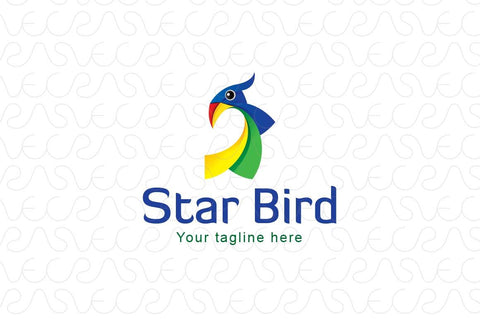 Star Bird - Creative Bird Stock Logo Template