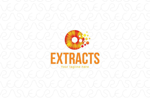 Extracts - Unprocessed Food & Drinks Stock Logo Template