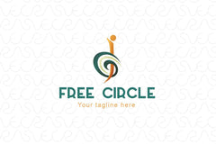 Free Circle - Figurative Stock Logo Template for Entertainment & Creative Field