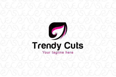 Trendy Cuts - Hair Saloon Stock Logo Template