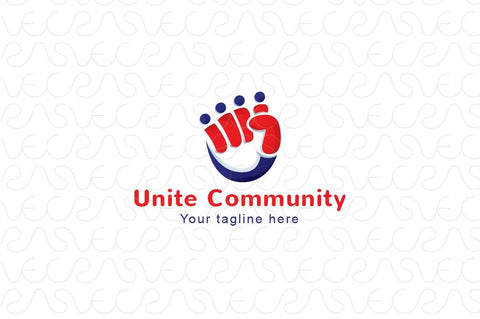 Unity Community - Collaborate Group Stock Logo Template