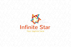 Infinite Star - Abstract Geometrical Design Stock Logo Template