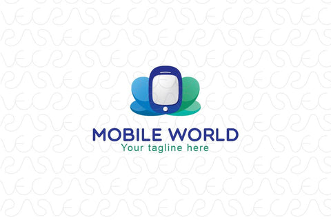 Mobile World - Cute Stock Logo Design for Mobile Store