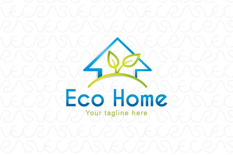 Eco Home - Real Estate Property Stock Logo Template