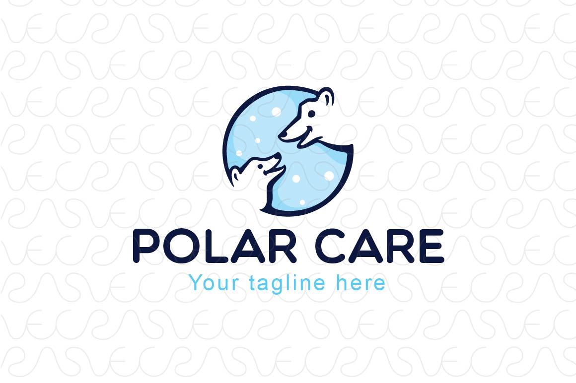 Polar Care - White Bear Stock Logo Design 