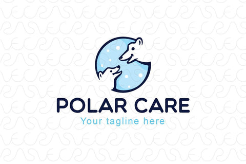 Polar Care - White Bear Stock Logo Design
