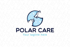 Polar Care - White Bear Stock Logo Design 
