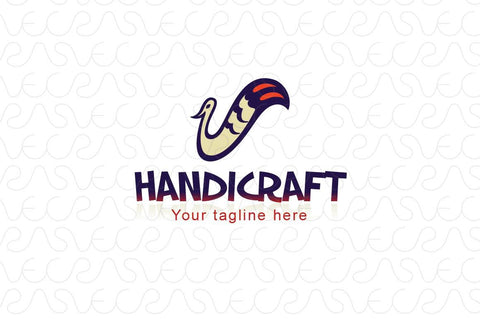 Handicraft - Creative Bird Stock Logo Template