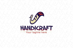 Handicraft - Creative Bird Stock Logo Template