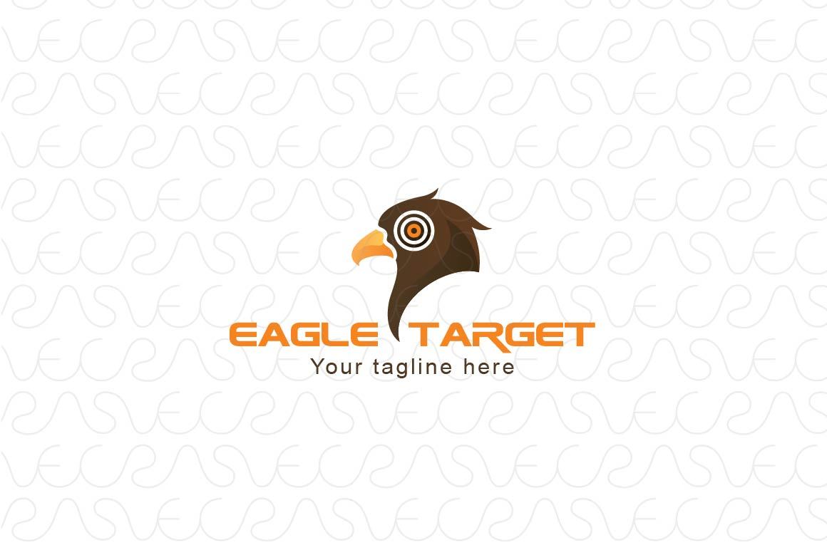 Eagle Target - Wild Bird Stock Logo Template for Security & Safety