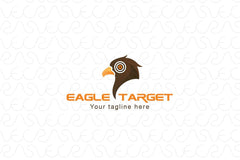 Eagle Target - Wild Bird Stock Logo Template for Security & Safety