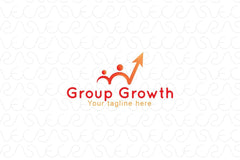Group Growth - Business & Success Iconic Stock Logo Design