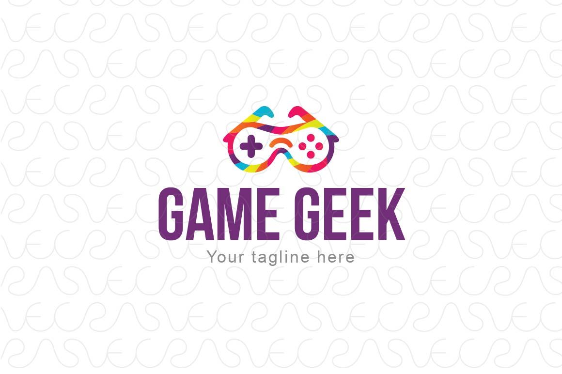 Game Geek - 3D Gaming Stock Logo Template for Blogs & Gadgets
