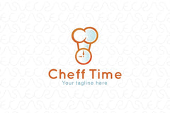 Chef Time - Food Channel Stock Logo Design Template
