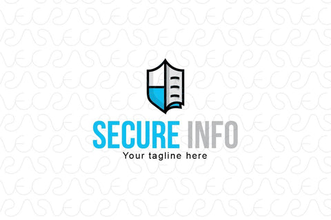 Secure Info - Data Security Stock Logo Template