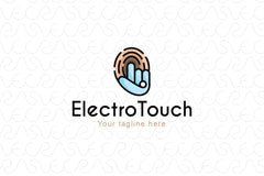 Electro Touch - High Tech Security Solutions Stock Logo Template