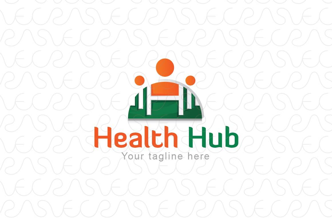 Health Hub - Fitness Group Stock Logo Design for Gym & Club