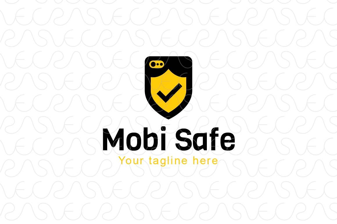 Mobi Safe - Mobile Safety Accessories Stock Logo Template