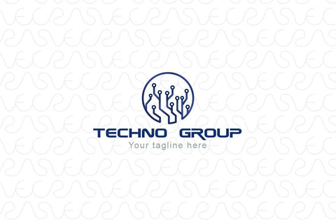 Techno Group - Technology & Science Abstract Stock Logo Template