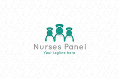 Nursing Panel - Medical Faculty Group Stock Logo Template