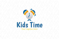 Kids Time - School Kids Stock Logo Template