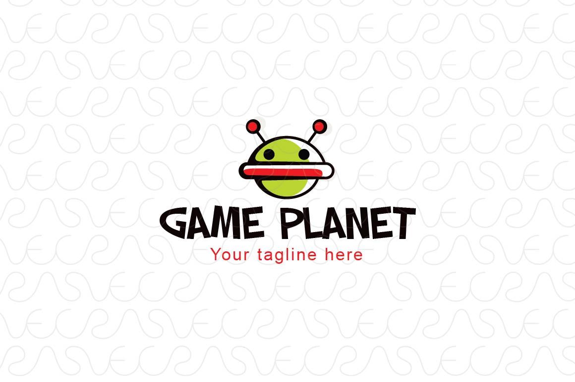 Game Planet - Cute Robot Stock Logo Template