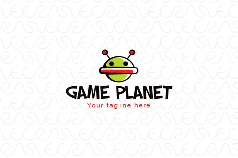 Game Planet - Cute Robot Stock Logo Template