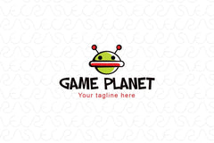 Game Planet - Cute Robot Stock Logo Template