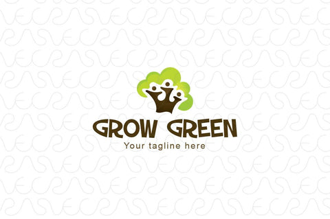 Grow Green - Nature Friendly Community Stock Logo Template