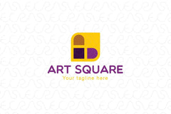 Art Square - Design & Architecture Stock Logo Template