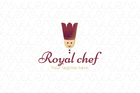 Royal Chef - Stock Logo Template of Cook