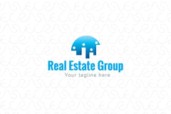 Real Estate Group - Community Stock Logo Template