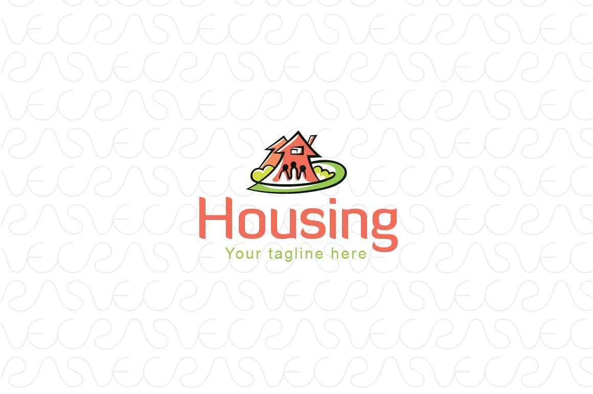 Housing - Real Estate Logo Design Template for Residential Properties