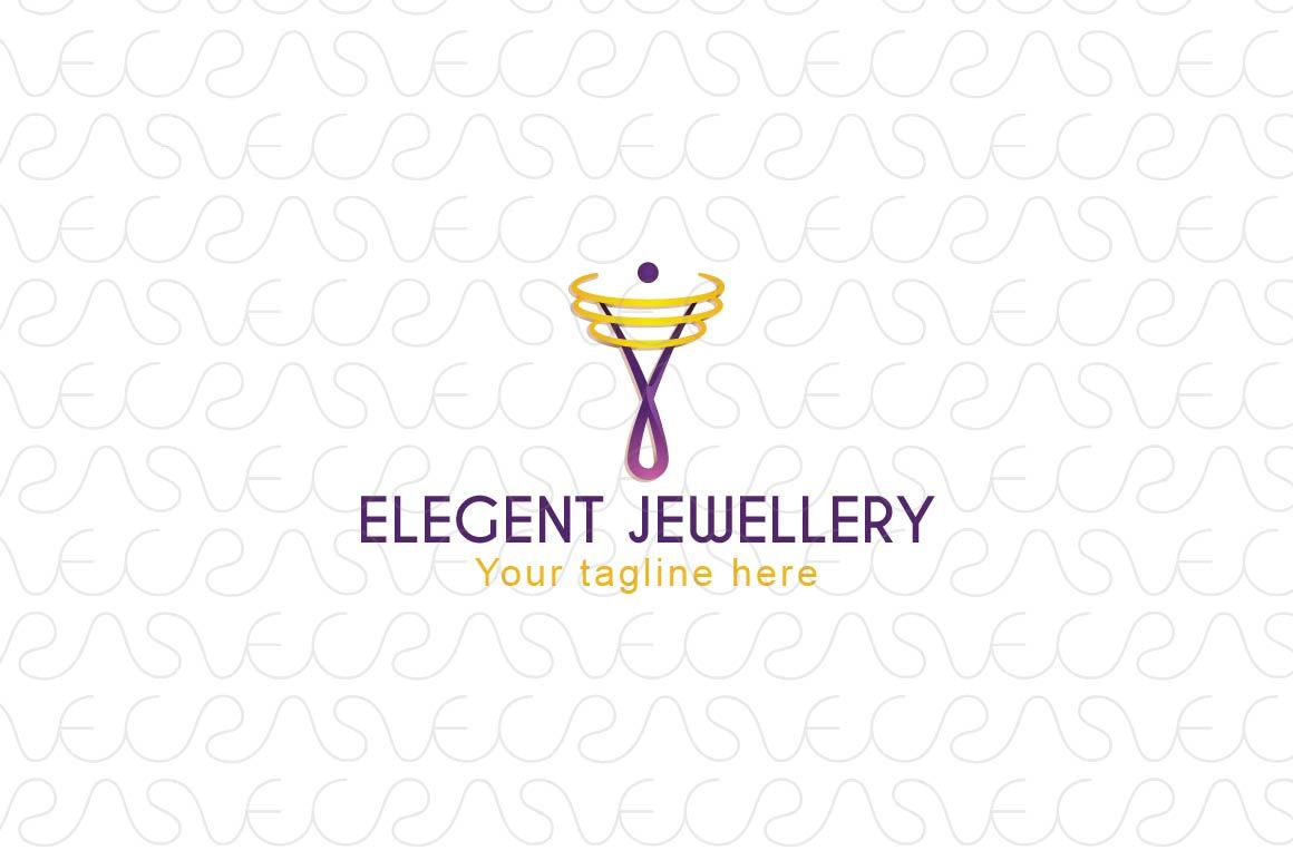Elegant Jewellery - Creative Iconic Human Figure Stock Logo Template
