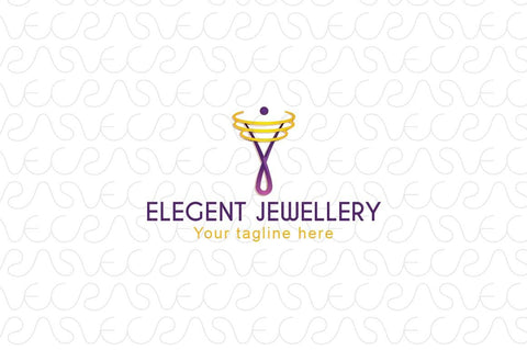 Elegant Jewellery - Creative Iconic Human Figure Stock Logo Template