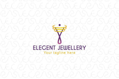 Elegant Jewellery - Creative Iconic Human Figure Stock Logo Template