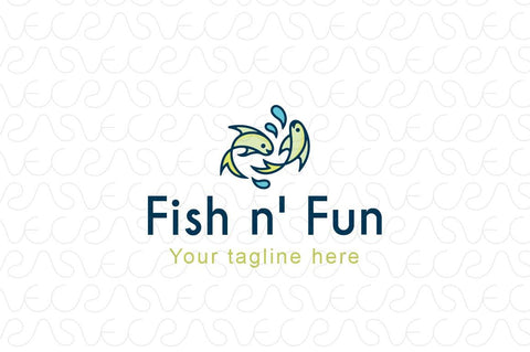 Fish n' Fun - Water Creature Stock Logo Template