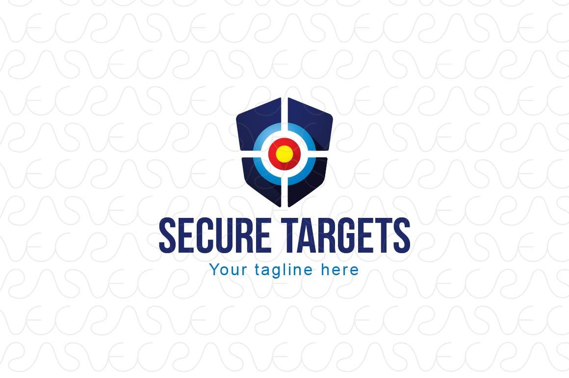Secure Targets - Crest (Shield) Stock Logo Template for Security & Safety