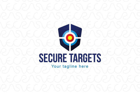 Secure Targets - Crest (Shield) Stock Logo Template for Security & Safety