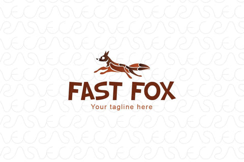 Fast Fox - Active Wild Animal Stock Logo Design
