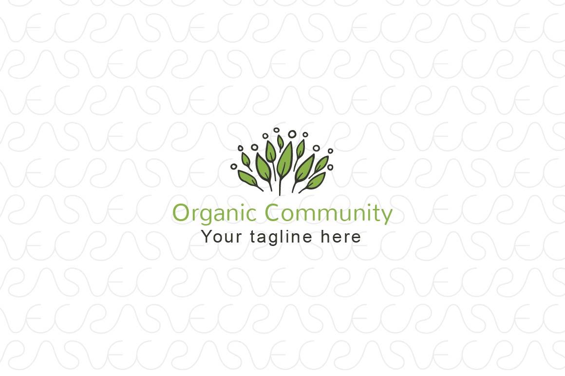Organic Community - Environmental Group Logo Template