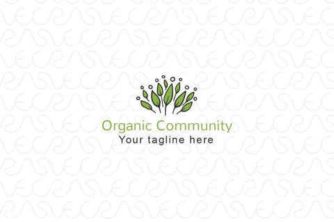 Organic Community - Environmental Group Logo Template