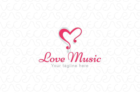 Love Music -  Alphabetic Stock Logo Template