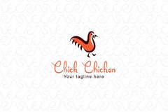 Chick Chicken - Farm Pet Stock Logo Template